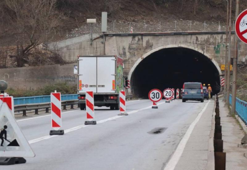 Preusmjerenje prometa zbog radova na tunelu Vranduk 